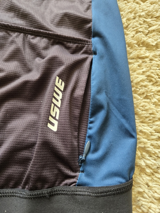 USWE Skarp Gravel Jersey Mens XL Full Zip Cycling Moonlite Ocean - Picture 8 of 12